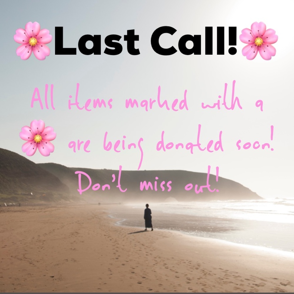 🌸Last Call🌸 $1ea w/bundle of regular items!!